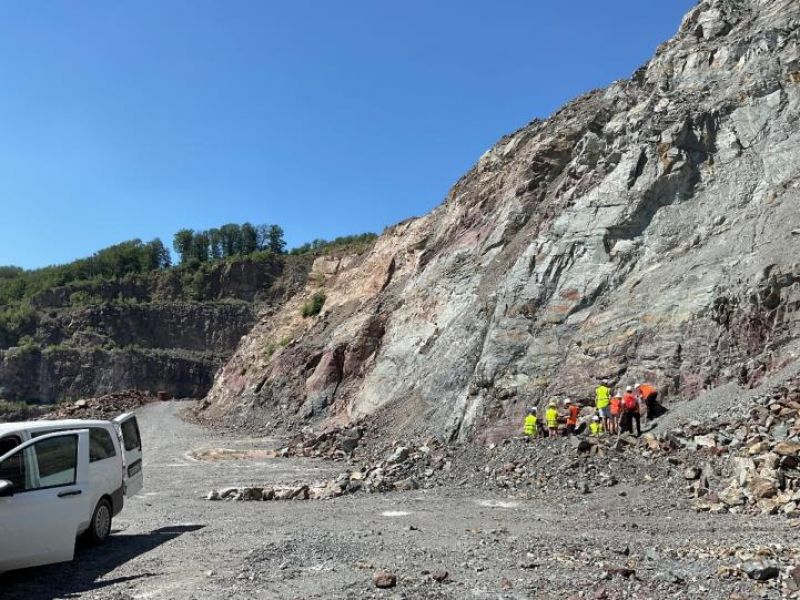 Besuch des Grauwackesteinbruchs Hagen Ambrock