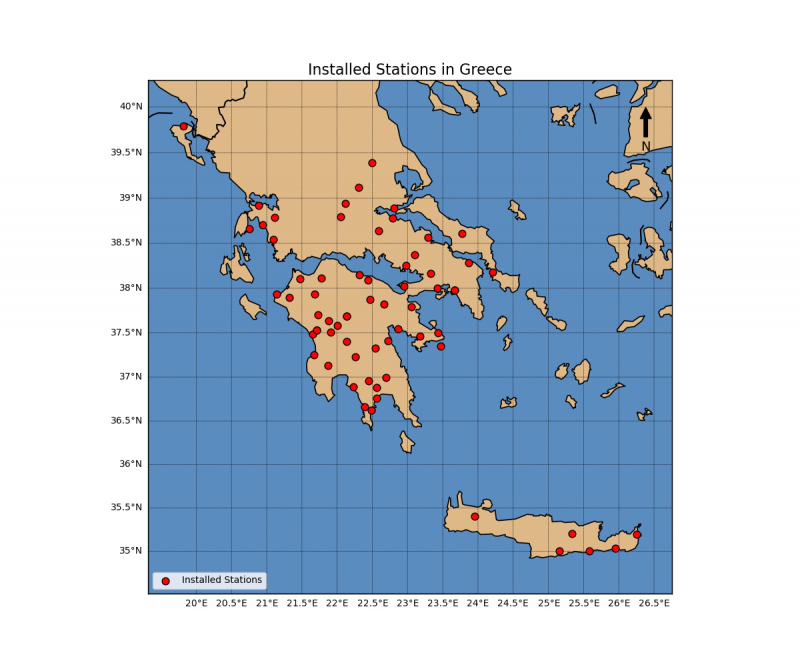 GNSS Network in Greece