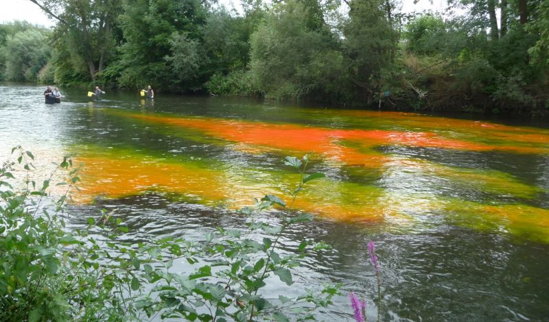 Fluoreszenztracer in der Ruhr