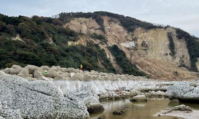 Northern coastline of the Noto Peninsula.