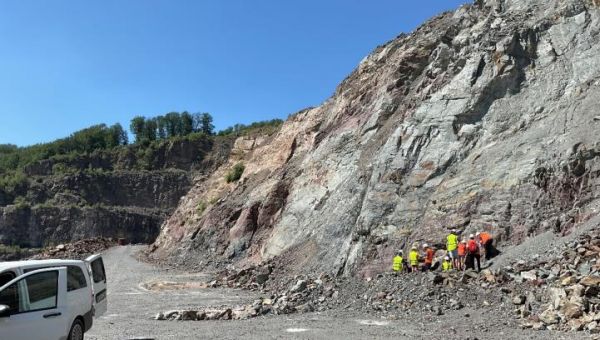 Besuch des Grauwackesteinbruchs Hagen Ambrock