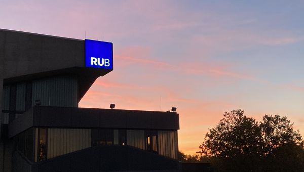 campus sunset