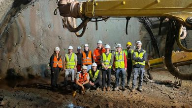 Mitarbeitende und Studierende der AGIF im Tunnel Holstein